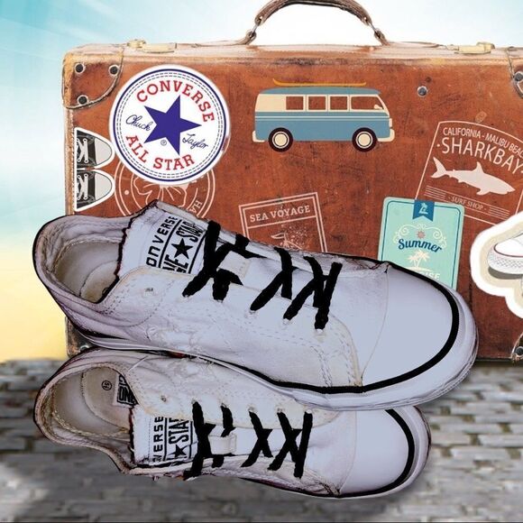 Converse one star sneakers white. 5.5 - Picture 1 of 8